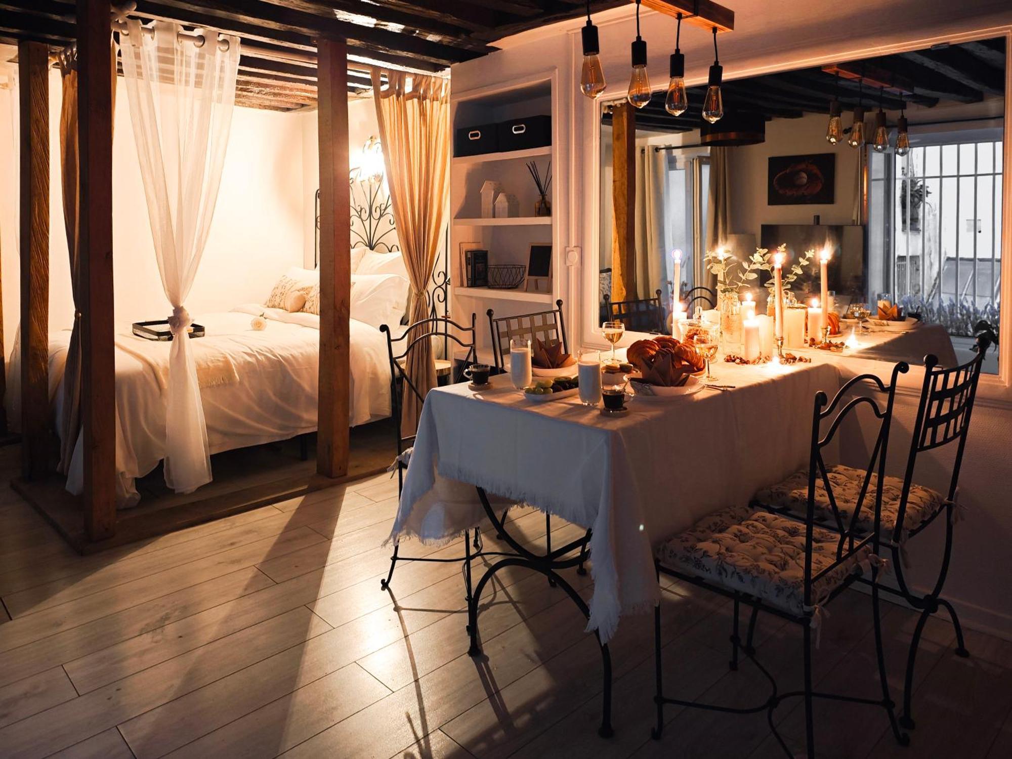 Rustic Charm&dreamhome 40m2 In The Heart Of Paris, Near Pompidou And Notre-dame, Subway 4,8,9 Honeymoon Favourite Appartamento *